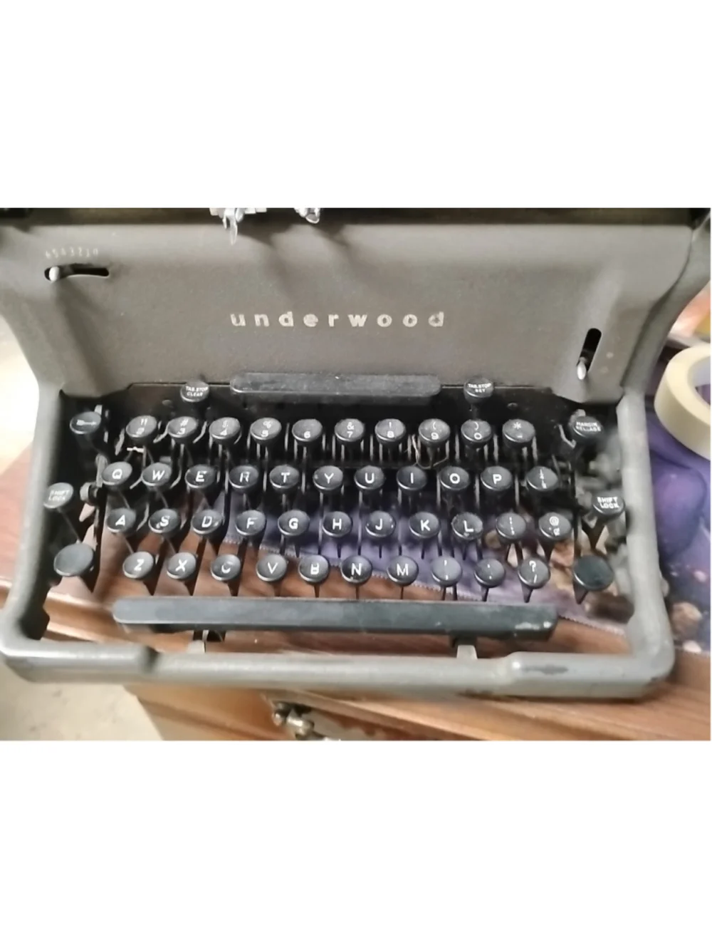 Mid Century Underwood Rythm Touch Deluxe Typewriter (Needs Servicing)